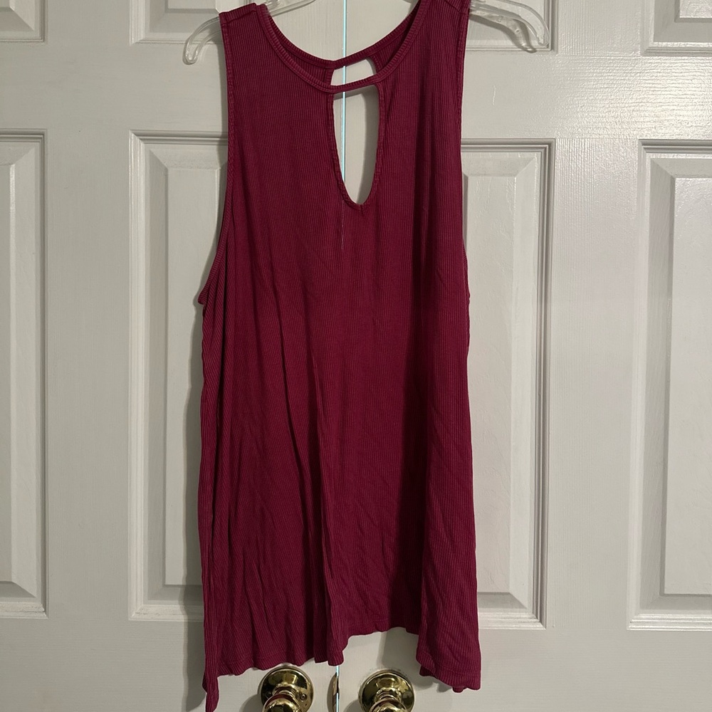 Torrid Burgundy Sleeveless Tank Top